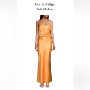 Bec & Bridge Nadia Satin Dress - Size 2 (XS) *MUST GO SOON*